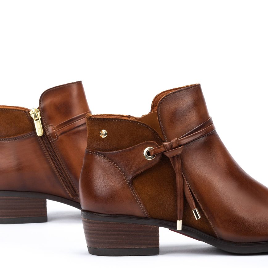 Women's Pikolinos DAROCA Ankle Boots Brown | NZ RA72159